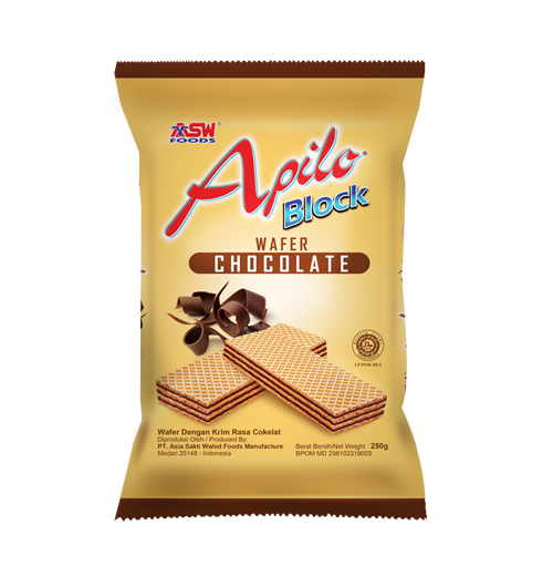 ASW Apilo Block Wafer Chocolate 250g